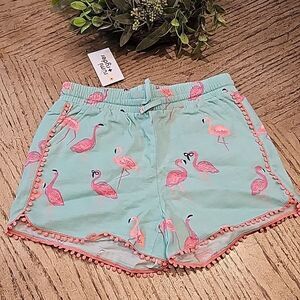 Swan cotton shorts size M girls NWT has 2 side pockets